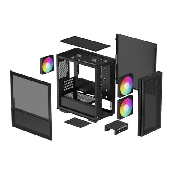 ATX Semi-tårn kasse DEEPCOOL R-CH360-BKAPE3-G-1 Sort Multifarvet