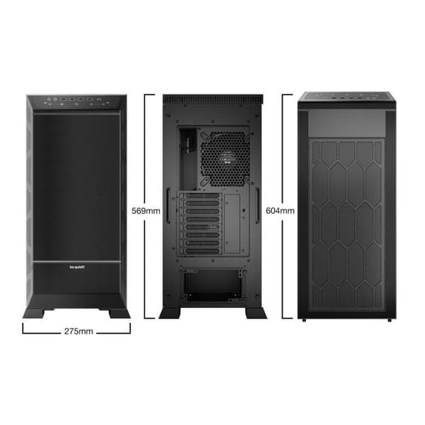 ATX Semitorn Be Quiet! BGW50 Svart Multicolour