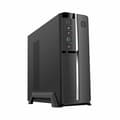 Pikkukuva 5 / 11: ATX mini-tornikotelo virransyötöllä TooQ TQC-3005U3 Slim USB 3.0 Musta 500 W