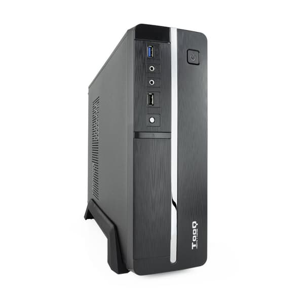 ATX mini-tornikotelo virransyötöllä TooQ TQC-3005U3 Slim USB 3.0 Musta 500 W musta