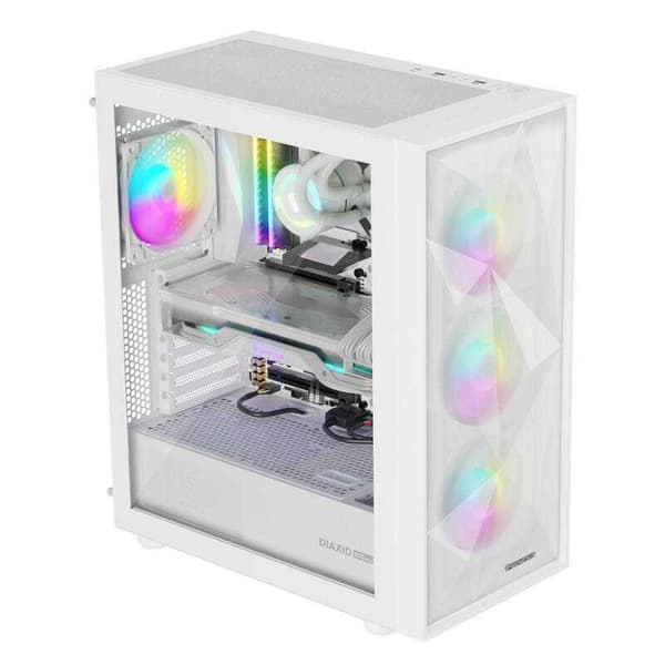 Natec Diaxid 605 Argb Pc-tornfodral Vit