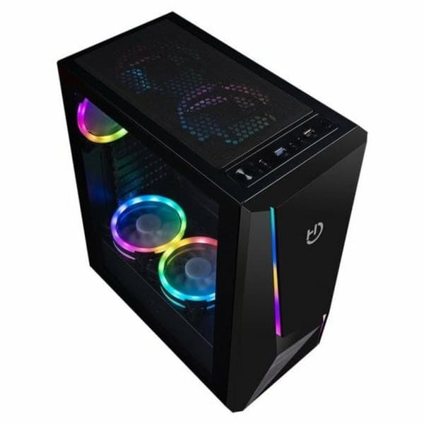 ATX Semitorn Hiditec CHA010027 Svart ARGB