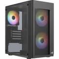 Miniatyrbild 1 av 9: ATX Semitorn Aerocool HEXFORMBKV2 Svart