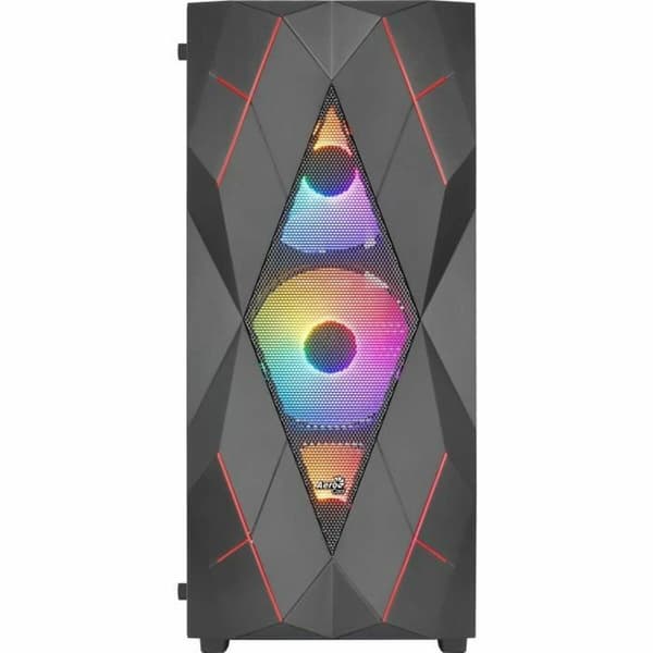 ATX Semi-tårn kasse Aerocool Sort