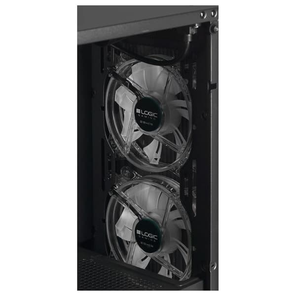 ATX Semi-tårn kasse Logic ATOS ARGB Sort