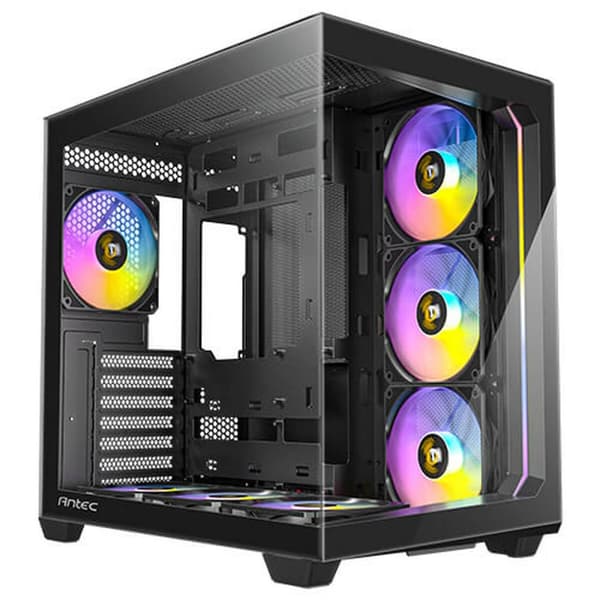 ATX Semi-tårn kasse Antec Sort Sort