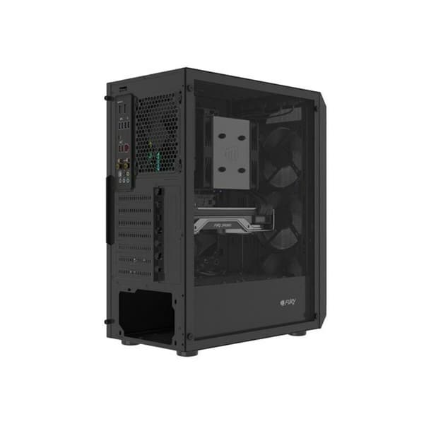 ATX Semi-tårn kasse Fury NFO-2152 Sort Sort