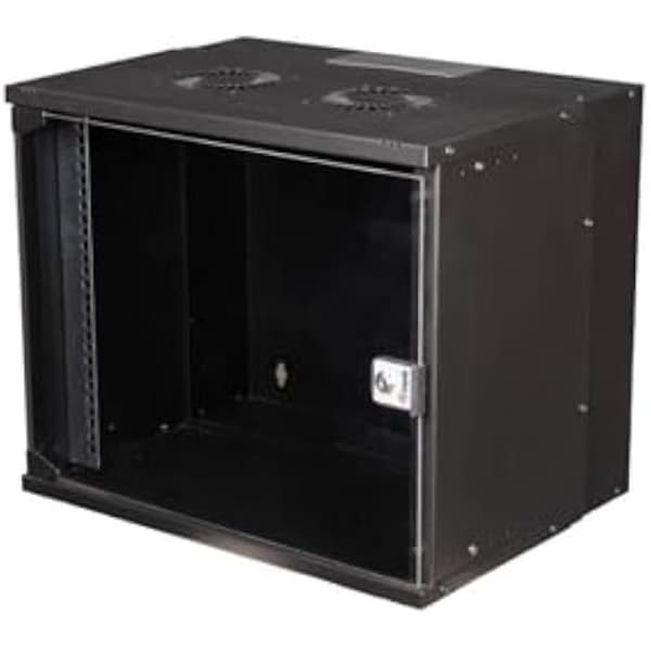 Utrusta Vägglåda 19" 09U 540 x 400 mm svart