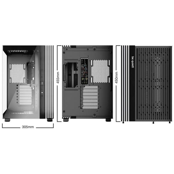 ATX Semitorn Be Quiet! BGW65 Svart Multicolour