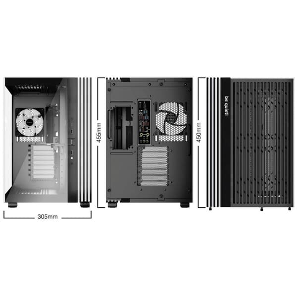 ATX Semitorn Be Quiet! BGW67 Svart Multicolour