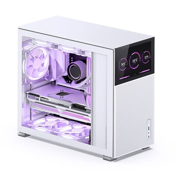 Jonsbo D41 Mesh Screen Pc-tårnhus Hvid