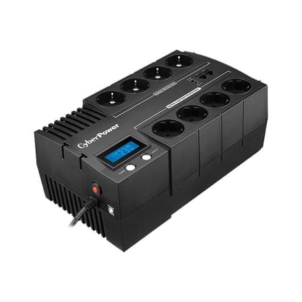 CyberPower BRICs LCD Series BR1000ELCD Inverter AC 220-230-240 V 600 Watt 1000 VA USB-utgångskontakter: 8 Frankrike