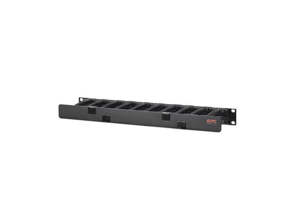 Kabelhanterare - APC - 1U - Svart - 19" - Horisontell med lock- USED
