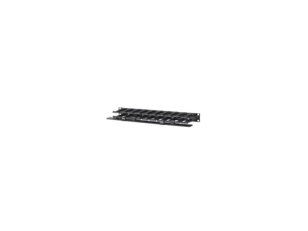 Kabelhanterare - APC - 1U - Svart - 19" - Horisontell med lock- USED
