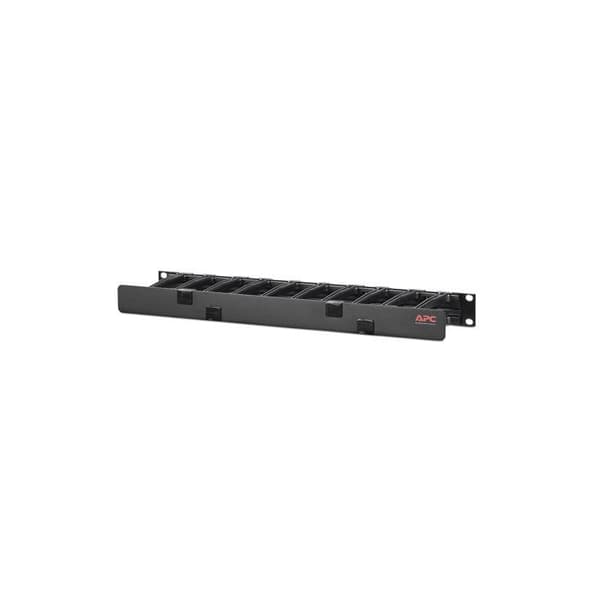 Kabelhanterare - APC - 1U - Svart - 19" - Horisontell med lock- USED