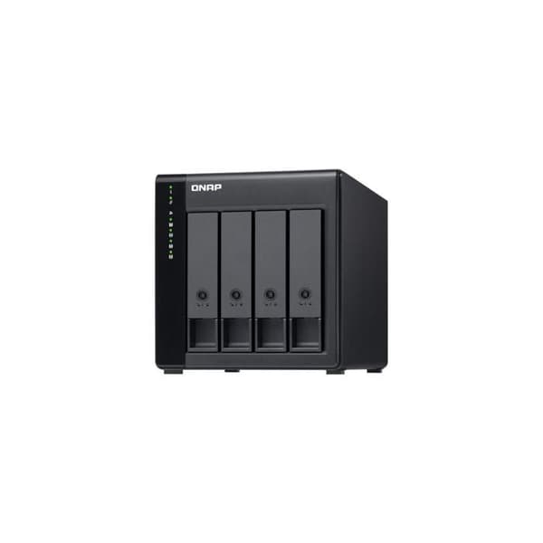 - QNAP - QNAP TL-D400S - diskarray Svart, Grå