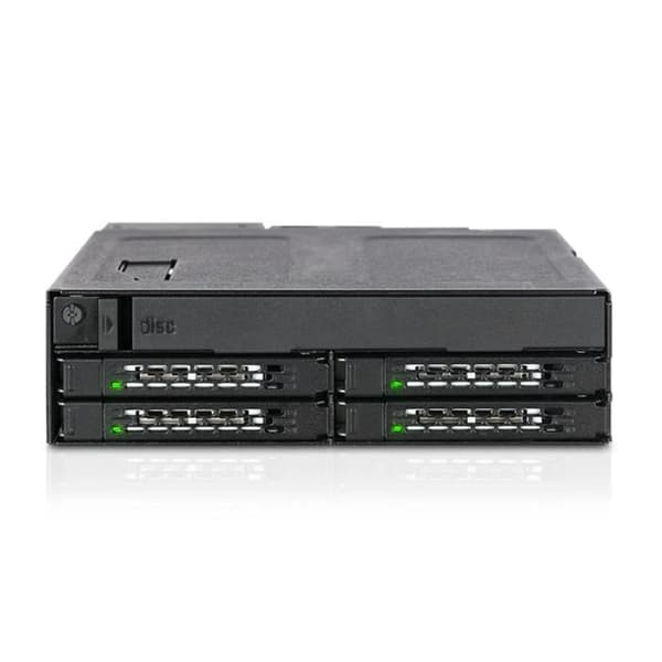 ToughArmor MB604SPO-B Bakplansbur för 4 x 2,5" HDD/SSD SATA eller SAS &amp; Slim ODD-fack