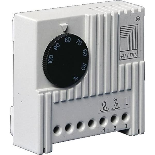 Hygrostat för Rittal SK 3118.000 skåp - Bredd 33,50mm - Djup 71mm - Höjd 71mm