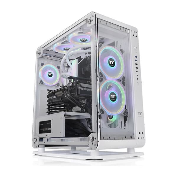 ATX Semitorn THERMALTAKE Core P6 TG Snow Vit Vit