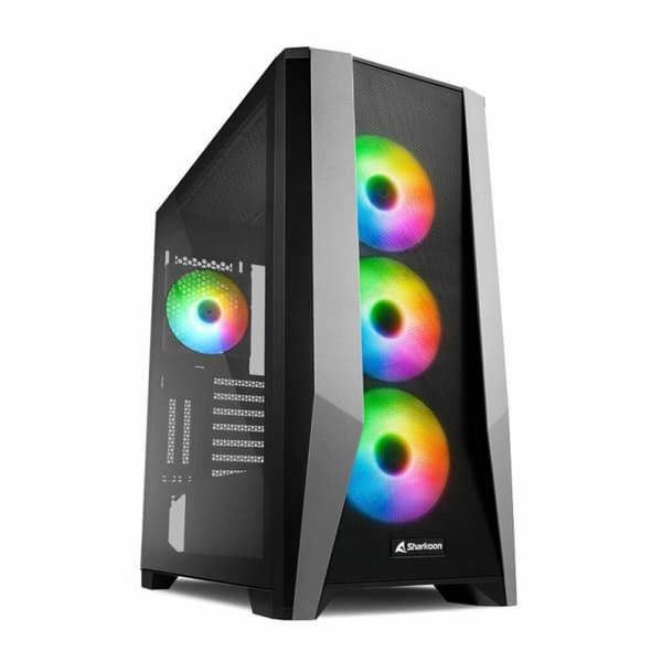 ATX Semitorn Sharkoon Svart ATX LED RGB Svart