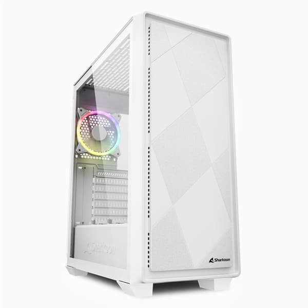 ATX Semitorn Sharkoon VS8 RGB Vit Vit
