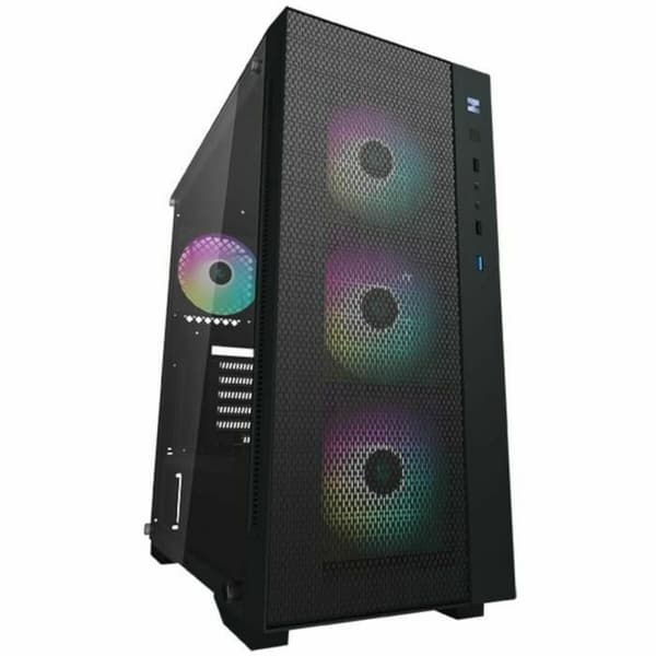 ATX Semitorn DEEPCOOL MATREXX55-MESH-ARGB-4F Svart ARGB