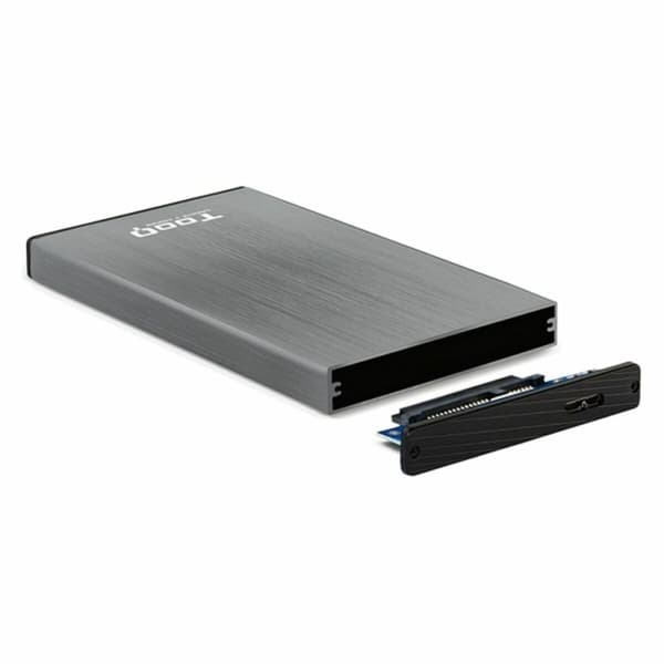 Externlåda TooQ TQE-2527G 2,5" SATA USB 3.0 Grå Svart/Grå 2,5"