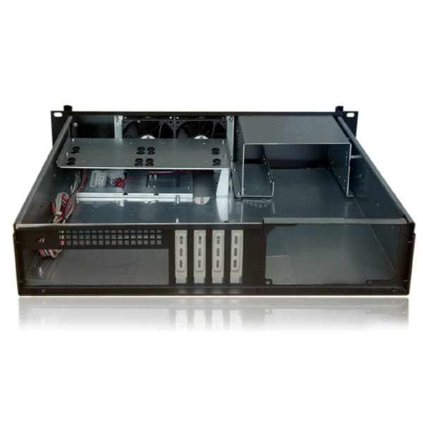 ATX Semitorn Techly I-CASE IPC-240L Svart