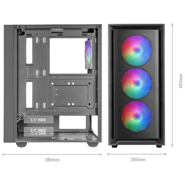 Mars Gaming Mcair Pc-tårnhus
