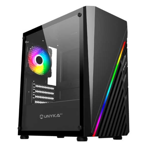 Unykach Mini Glayze Argb Pc-tårnhus Sort