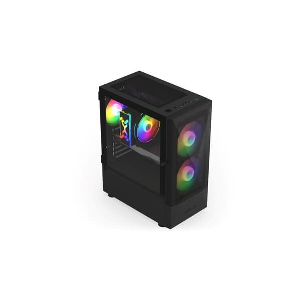 ATX/mATX Semi-tårn kasse Krux VACO KRX0132 Sort