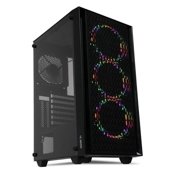 ATX Semi-tårn kasse Ibox CETUS 903 Sort