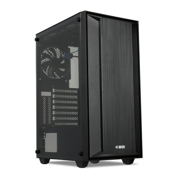 ATX Semi-tårn kasse Ibox CETUS 906 Sort