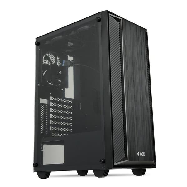 ATX Semi-tårn kasse Ibox CETUS 906 Sort