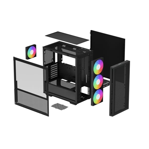 ATX semi-tornikotelo DEEPCOOL R-CH560-BKAPE4-G-1 Musta Monivärinen