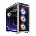 Miniatyrbillede 1 af 4: ATX / Mikro ATX/ Mini ITX-mid-tower case XPG Battlecruiser Hvid Sort ARGB
