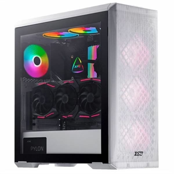 ATX Semi-tårn kasse XPG DEFENDER-WHCWW Hvid Hvid