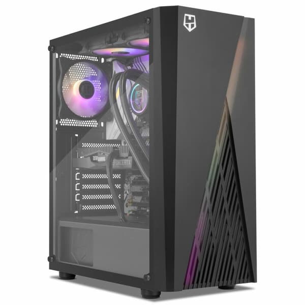 ATX semi-tornikotelo Nox-Xtreme NXHUMMERFROST Musta ATX