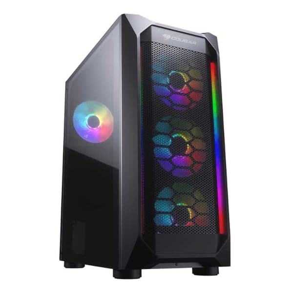 Cougar Mx410 Mesh-g Pc-tårnhus Sort, Transparent