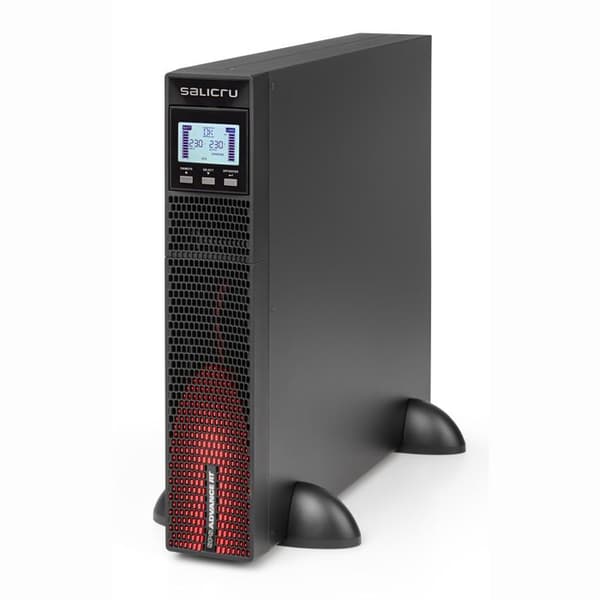 UPS - Salicru - SPS 1100 ADV RT2 1100VA - Dubbelkonvertering - Rackmonterbar Svart