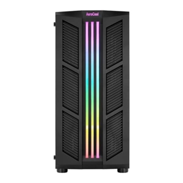 Tornchassi Micro ATX / ATX/ ITX Aerocool Prime Svart RGB Svart