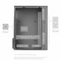 Miniatyrbild 6 av 6: ATX Semitorn Mars Gaming MCCORE Svart
