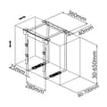 Miniatyrbillede 3 af 7: Techly ICA-CS 60 CPU holder Bordmonteret CPU holder Sort