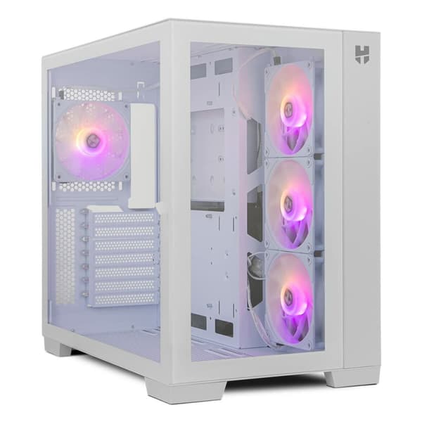 ATX Semitorn Nox-Xtreme NXHUMMERASTRAWH Vit LED RGB Vit