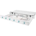 Miniatyrbild 1 av 2: Fiberoptisk skarvbox - DIGITUS - OM3-1U - 6 kopplingar - 19 tum - Multi-Mode Simplex