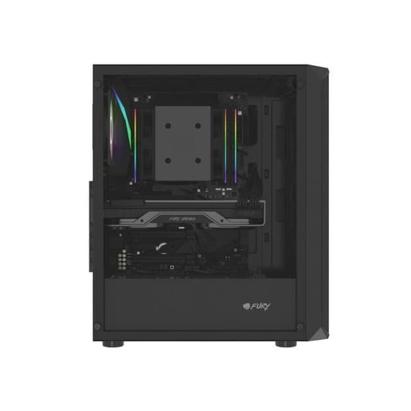ATX semi-tornikotelo Fury NFO-2153 Musta