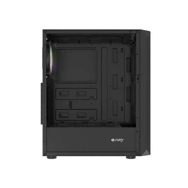 ATX semi-tornikotelo Fury NFO-2153 Musta musta