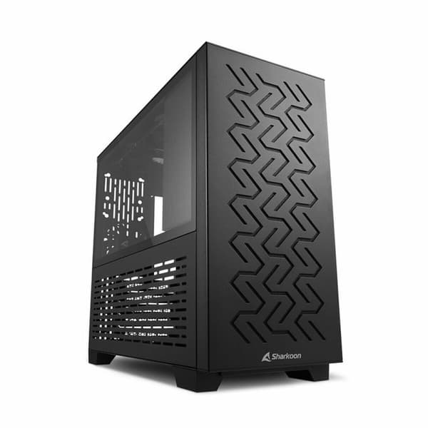 ATX Semi-tårn Boks Sharkoon 4044951035090 Svart Sort