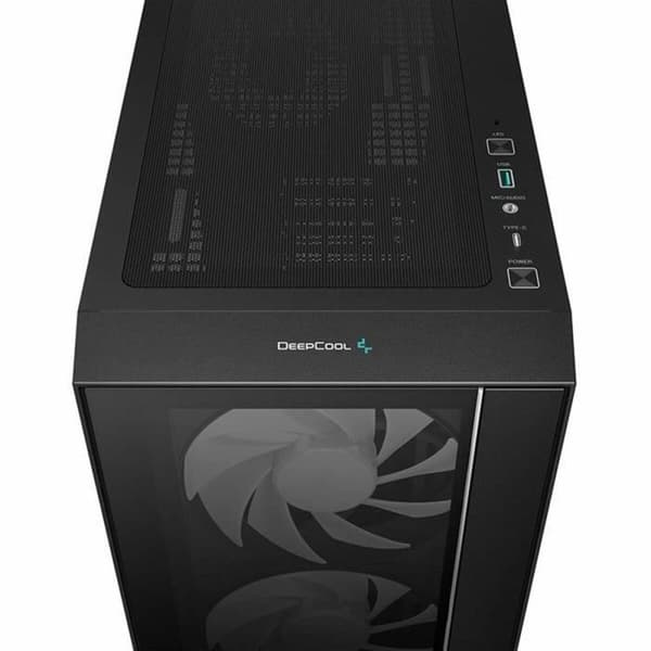 ATX Semi-tårn kasse DEEPCOOL Sort