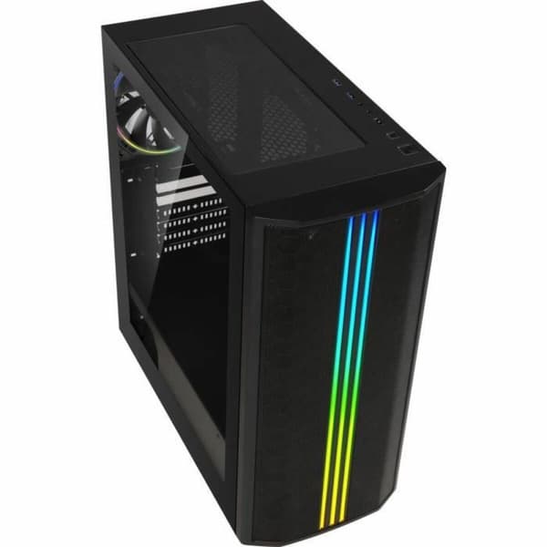 ATX Semi-tårn kasse BitFenix Saber Mesh FRGB Sort